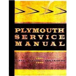   PLYMOUTH BELVEDERE PLAZA SAVOY Service Manual Book: Everything Else