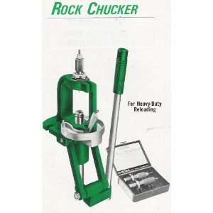  RCBS Rock Chucker Press Mfg no 18286 (Includes .38, .357 Reloading 