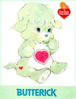 CARE BEAR Gentle Heart Lamb 15 Toy Pattern UNCUT HTF  