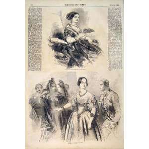  Christina Queen Mother Spain Isabella Queen Print 1856 