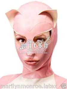Latex Rubber Mask Catsuit/Carnival/Costume/Catwoman/OEM  