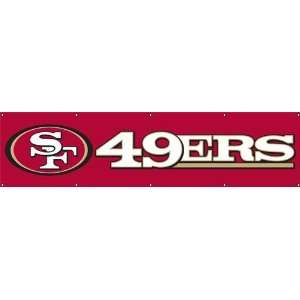 Exclusive By The Party Animal BSF Forty niners Giant 8 Foot X 2 Foot 