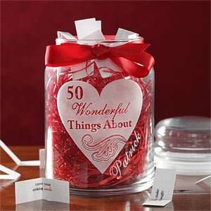  Romantic Personalized Love Note Jar: Kitchen & Dining