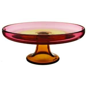 Glass Cake Stand, Plate (1 pc) 