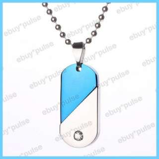316L Stainless Steel 2 in 1 Rotatable Heart * Oblong Pendant Necklace 