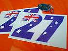 CASEY STONER #27 Motorcycle Stickers Decals 2 off 90mm tall