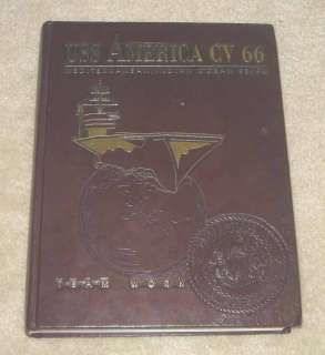 1993 1994 USS America CV 66 Navy Cruise Book  
