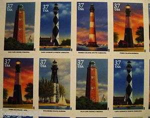 Southeastern Lighthouses   ERROR Stamp #2 Full Mint Sheet of 20 Scott 