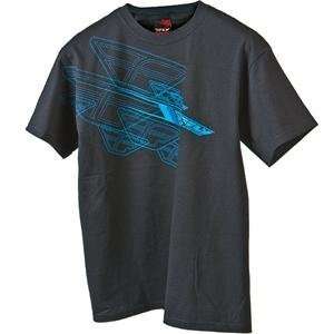  Fly Racing Speed T Shirt   2X Large/Black: Automotive