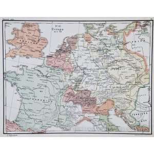  Norstedt Map of Europe in 1648 (1876)
