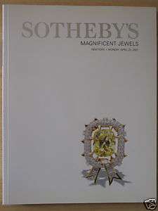 Sothebys Magnificent Jewels NY 23 Apr 2001  