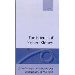    The Poems of Robert Sidney [Hardcover] Robert Sidney Books