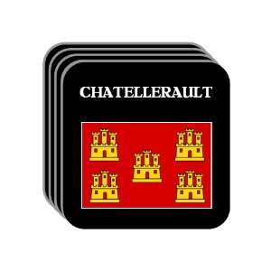  Poitou Charentes   CHATELLERAULT Set of 4 Mini Mousepad 