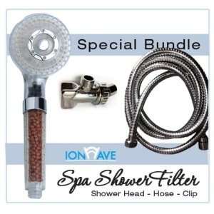  The Ion Wave Dechlorinating Spa Shower Head Bundle Package 