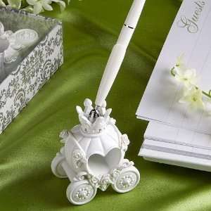    Fairy Tale Coach Design Wedding Pen Set: Health & Personal Care