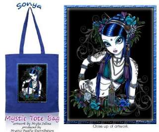 Sonya 2 Myka Jelina Blue Fantasy Art Tote Bag  