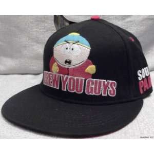 South Park CARTMAN Screw You Guys Embroidered Flex Fit Baseball CAP 