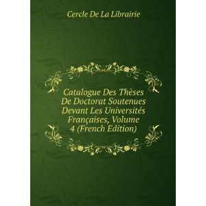  Catalogue Des ThÃ¨ses De Doctorat Soutenues Devant Les 