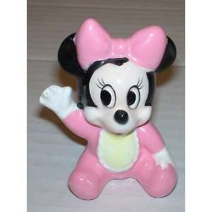  Disney Baby Minnie Mouse Small Ceramic Figure Toys 