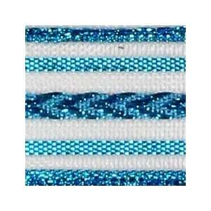  Offray Chevette Ribbon, 5/8 Wide, 25 Yards, Island Blue 
