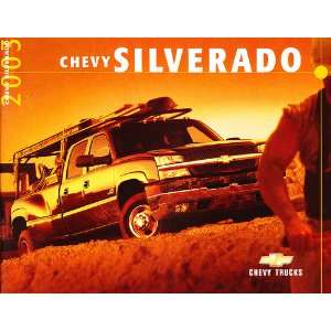  2003 Chevrolet Silverado Truck Canadian Sales Brochure 