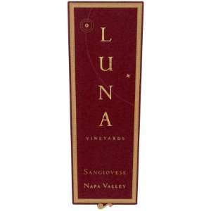  2008 Luna Vineyards Napa Sangiovese 750ml Grocery 