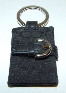 Coach Signature Black Picture Photo Frame Key Chain Key Ring  