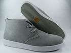 NEW MENS CADILLAC GARETH GRAY WHITE SUEDE LEATHER SNEAKERS SHOES