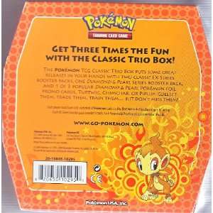    Pokemon TCG Classic Trio Box  Chimchar Version: Toys & Games