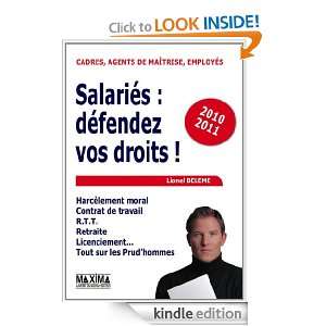Salariés, défendez vos droits    2010 2011 (French Edition) Lionel 