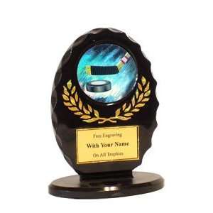  5 Oval Hockey Trophy Toys & Games