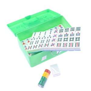   Background Chinese Traditional Mahjong Game Set with Box: Toys & Games