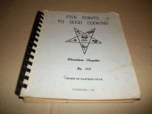 1981 STONEBORO PA CHAPTER #110 ORDER OF EASTER STAR  