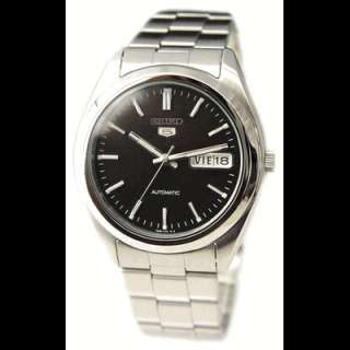 Seiko SNX115 Mens Stainless Steel Automatic Black Watch  