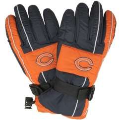Chicago Bears NFL Color Block Winter Nylon Gloves   GREAT GIFT!  