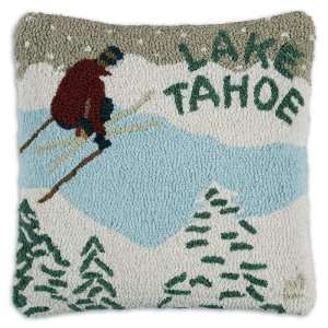  Chandler 4Corners Lake Tahoe Skier Winter Ski 18 Pillow 