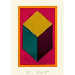  Cube, c.1991 by Sol Lewitt, 28x40