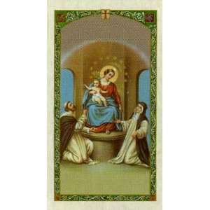  Mysteries of the Rosary Prayer Card 