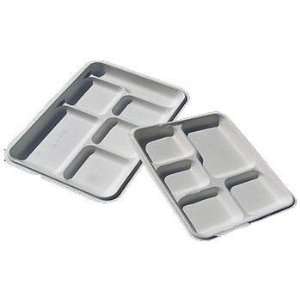  100% Bagasse 5 Compartment Lunch Tray, 500 Count Case 
