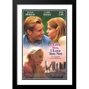  I Love You, I Love You Not 20x26 Framed and Double Matted 