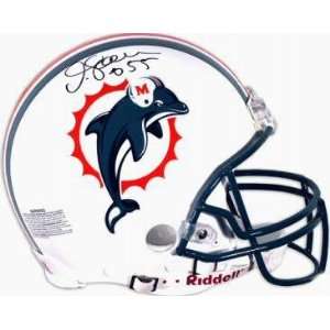  Junior Seau Signed Helmet   Miami Dolphins Sports 
