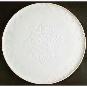  Mikasa English Countryside White Cake Plate, Fine China 