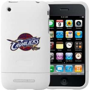 NBA Cleveland Cavaliers White Team Name & Logo iPhone 3G Hard Snap On 