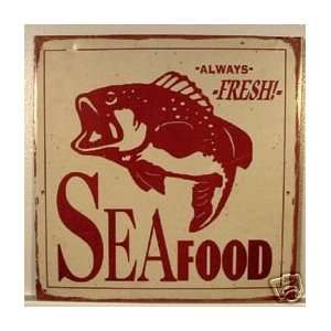  Metal Food Sign Wall Plaque Decor: Home & Kitchen