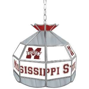   Mississippi State U Stained Glass Tiffany Lamp   16 Inch: Electronics