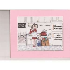  Personalized Female Chef Cartoon Picture 