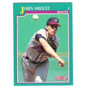  1991 Score #208 John Smoltz [Misc.]
