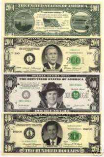 100 MINT OLD U.S. FUNNY MONEY BILLS 10+ DIF DESIGNS RARE POLITICAL 