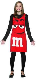 Chocolate Candy Red Tank Dress Costume Tween New  