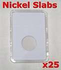 25 NICKEL COIN SLAB CASE HOLDERS SLABS 5 CENT NEW